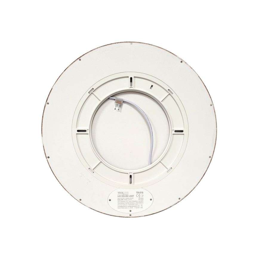 LED Stropní svítidlo LED/32W/230V 3000/4000/6500K pr. 40 cm hnědá